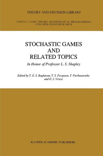 Couverture_Stochastic Games And Related Topics