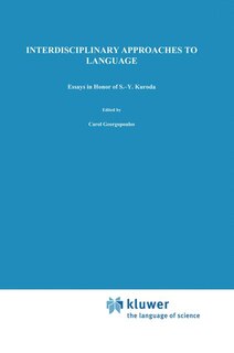 Front cover_Interdisciplinary Approaches to Language