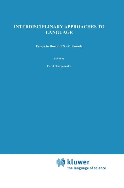 Front cover_Interdisciplinary Approaches to Language