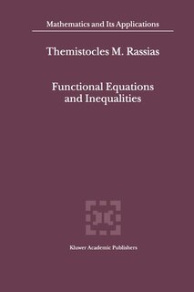 Couverture_Functional Equations and Inequalities