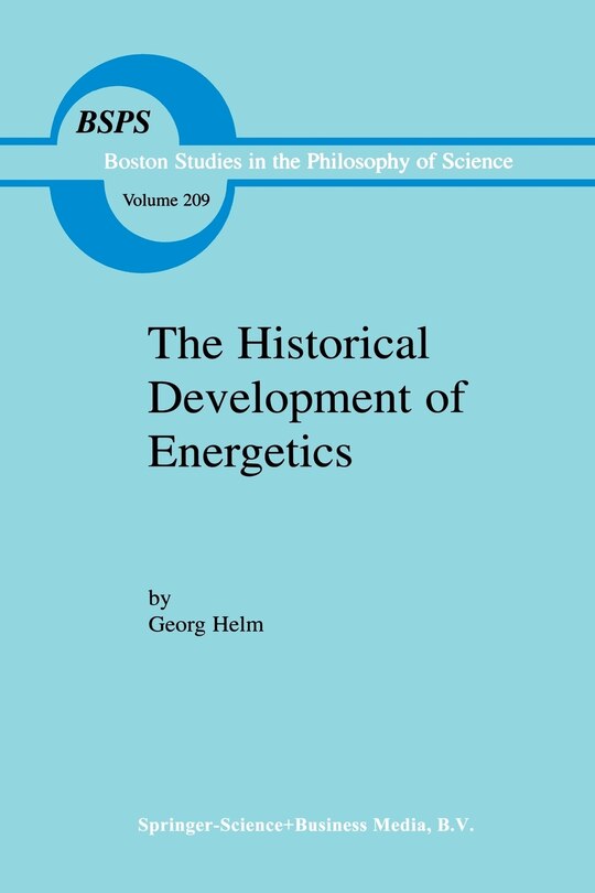 Front cover_The Historical Development of Energetics