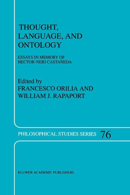 Front cover_Thought, Language, and Ontology