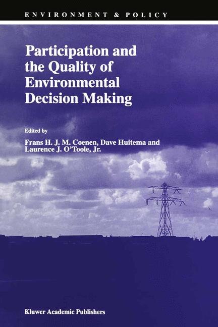 Couverture_Participation and the Quality of Environmental Decision Making