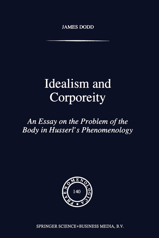 Front cover_Idealism and Corporeity