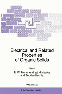 Front cover_Electrical and Related Properties of Organic Solids