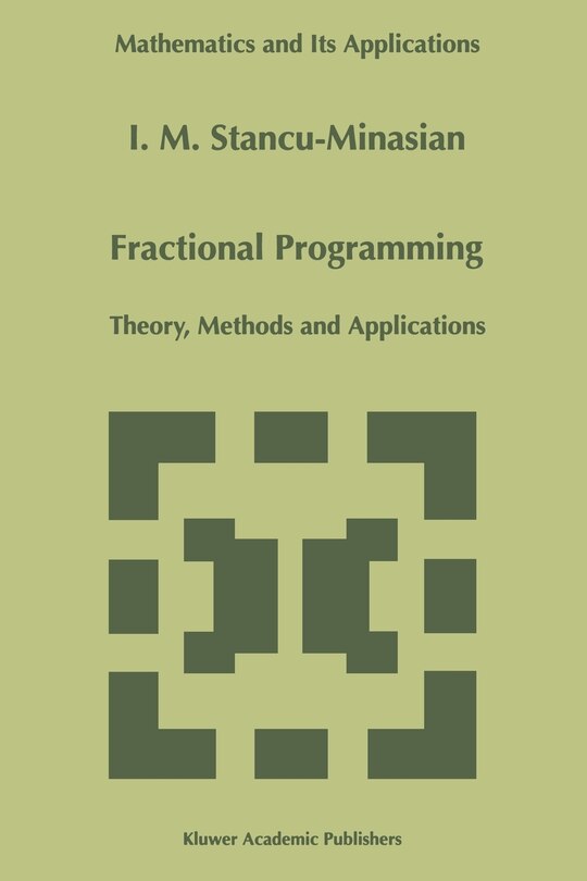 Front cover_Fractional Programming
