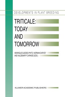 Front cover_Triticale: Today and Tomorrow
