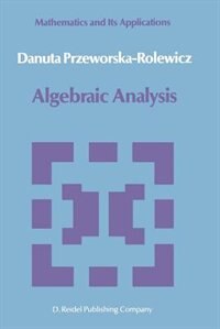 Front cover_Algebraic Analysis