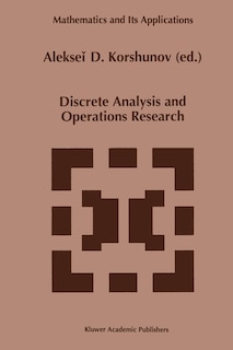 Front cover_Discrete Analysis and Operations Research