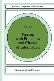 Front cover_Parsing with Principles and Classes of Information
