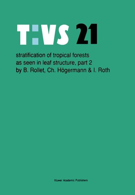 Front cover_Stratification of tropical forests as seen in leaf structure