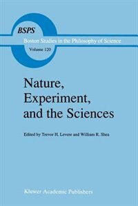 Couverture_Nature, Experiment, and the Sciences