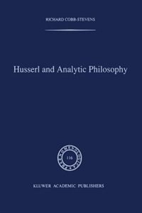 Front cover_Husserl and Analytic Philosophy