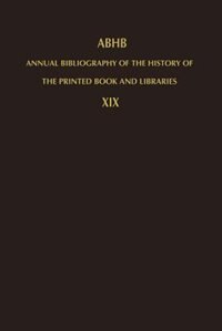 Front cover_Annual Bibliography of the History of the Printed Book and Libraries