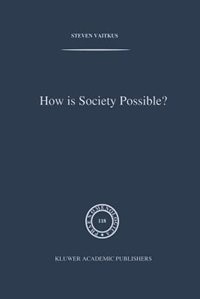 Couverture_How is Society Possible?