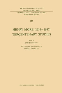 Front cover_Henry More (1614-1687) Tercentenary Studies