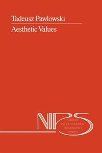Front cover_Aesthetic Values