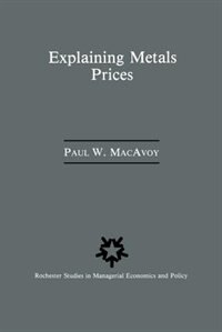 Couverture_Explaining Metals Prices