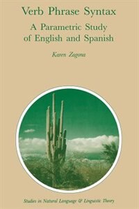 Couverture_Verb Phrase Syntax: A Parametric Study of English and Spanish