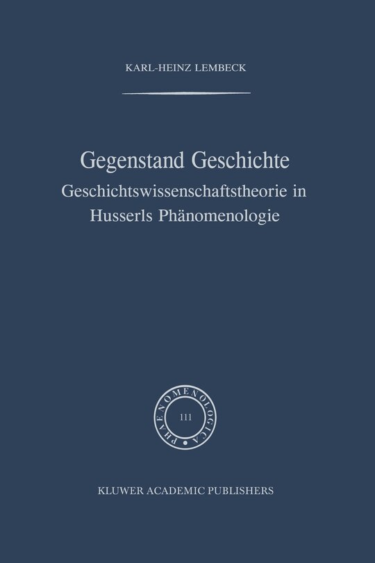Front cover_Gegenstand Geschichte