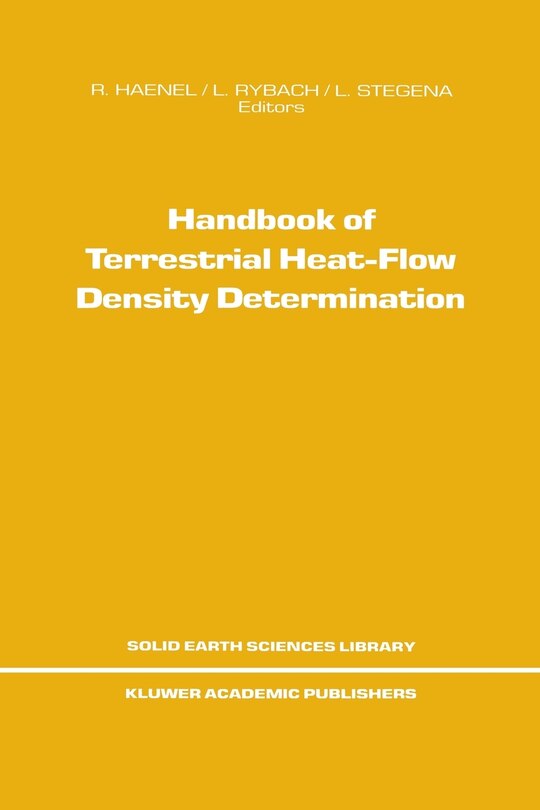 Front cover_Handbook of Terrestrial Heat-Flow Density Determination