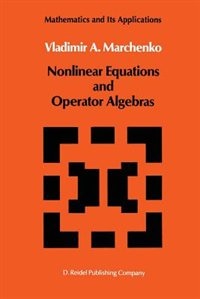 Couverture_Nonlinear Equations and Operator Algebras