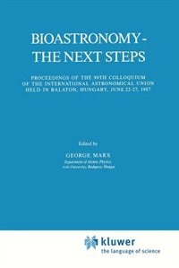 Couverture_Bioastronomy - The Next Steps