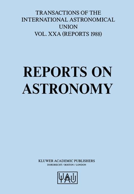 Front cover_Reports on Astronomy