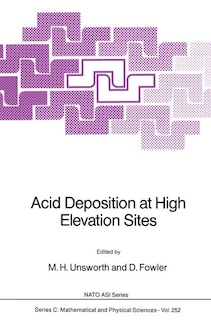 Couverture_Acid Deposition At High Elevation Sites