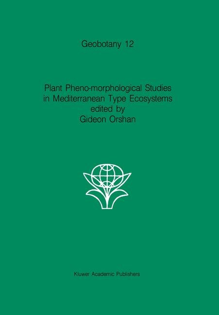 Front cover_Plant Pheno-morphological Studies in Mediterranean Type Ecosystems