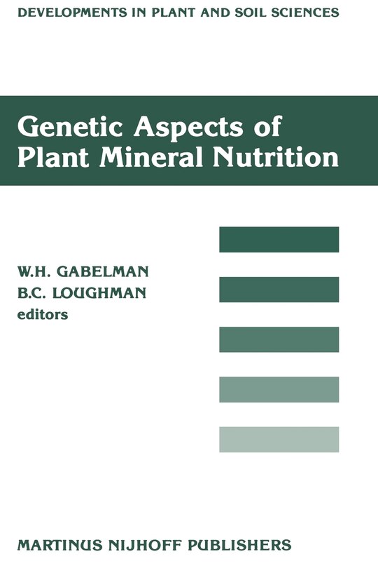 Couverture_Genetic Aspects of Plant Mineral Nutrition