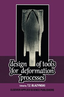 Couverture_Design of Tools for Deformation Processes