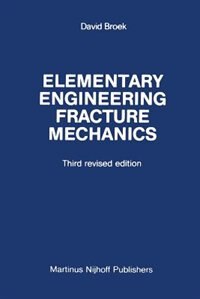 Couverture_Elementary engineering fracture mechanics