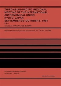 Front cover_Third Asian-Pacific Regional Meeting of the International Astronomical Union