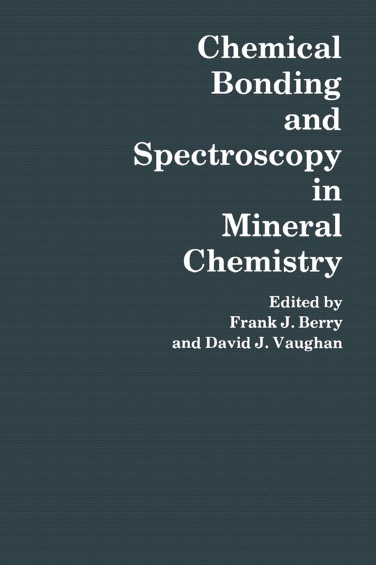 Couverture_Chemical Bonding and Spectroscopy in Mineral Chemistry