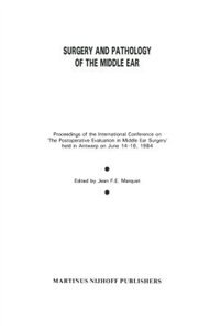 Front cover_Surgery and Pathology of the Middle Ear