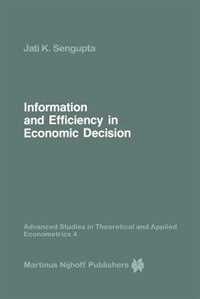 Front cover_Information and Efficiency in Economic Decision