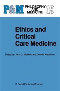 Couverture_Ethics and Critical Care Medicine