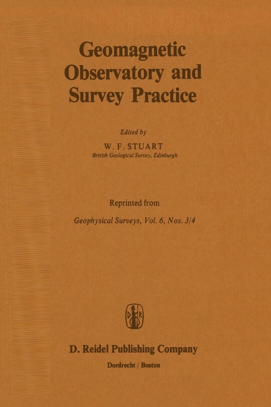 Front cover_Geomagnetic Observatory and Survey Practice