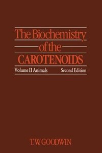Couverture_The Biochemistry Of The Carotenoids