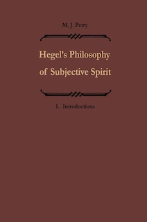 Front cover_Hegels Philosophie Des Subjektiven Geistes / Hegel's Philosophy Of Subjective Spirit