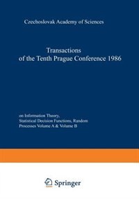Front cover_Transactions of the Tenth Prague Conference on Information Theory, Statistical Decision Functions, Random Processes
