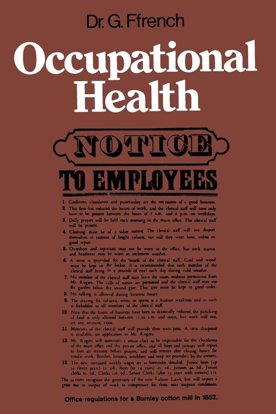 Front cover_Occupational Health