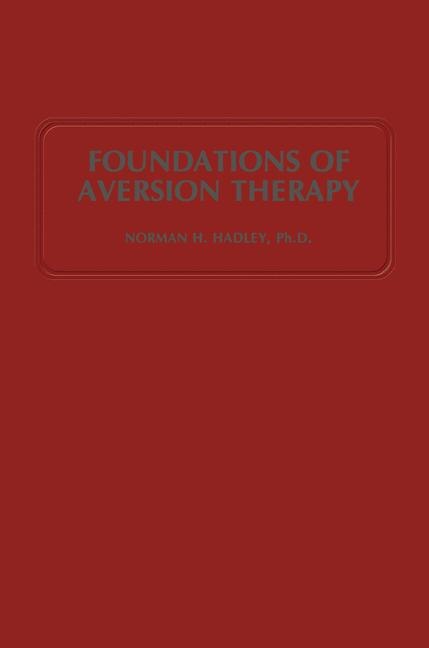 Couverture_Foundations Of Aversion Therapy