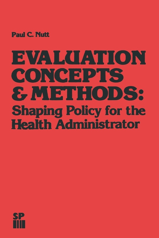 Couverture_Evaluation Concepts And Methods