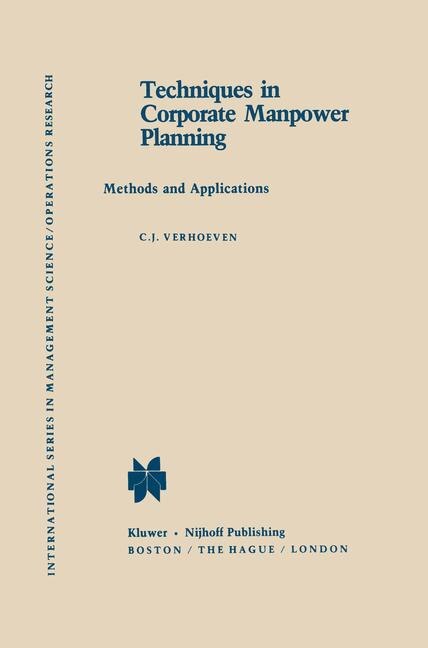 Front cover_Techniques In Corporate Manpower Planning