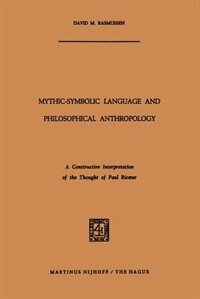 Front cover_Mythic-Symbolic Language and Philosophical Anthropology