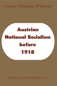 Front cover_Austrian National Socialism before 1918