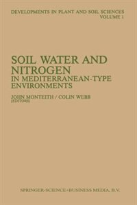 Front cover_Soil Water And Nitrogen In Mediterranean-type Environments