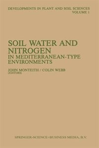 Front cover_Soil Water And Nitrogen In Mediterranean-type Environments